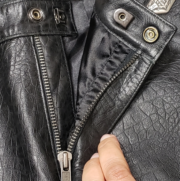 💰SOLD💰💥Harley-Davidson Crocodile🐊Leather Pants👖Sz 6 - Picture 10 of 16